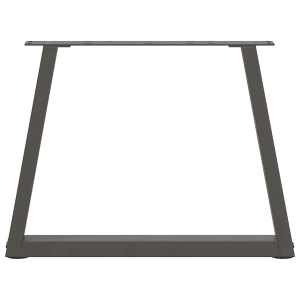 vidaXL Sohvapöydän jalat V-muotoiset 2 kpl antrasiitti 70x(42-43,3) cm teräs