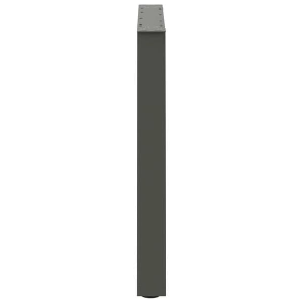 vidaXL Matbordsben V-formade 2 st antracit 70x(72-73,3) cm stål