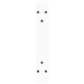 Miniatyrbilde 7 av 10: vidaXL Salongbordben V-formet 2 stk hvit 30x(30-31,3) cm stål