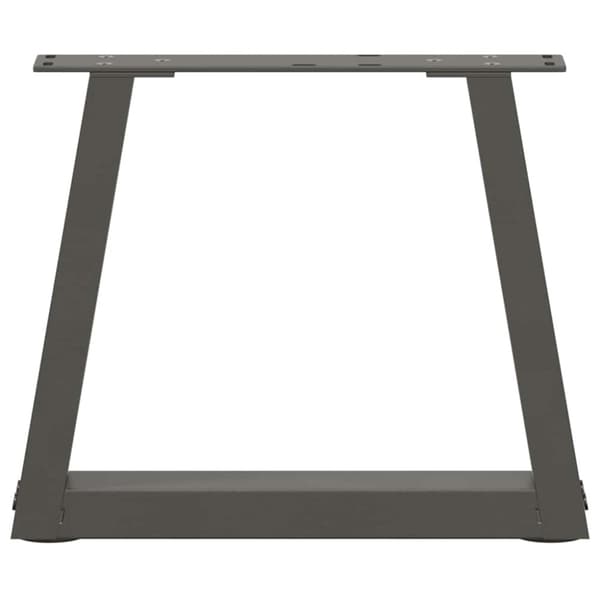 vidaXL Salongbordben V-formet 2 stk antrasitt 30x(30-31,3) cm stål
