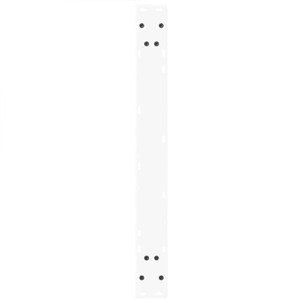 vidaXL Ruokapöydän jalat V-muotoinen 2 kpl Valkoinen 90x(72-73,3) cm