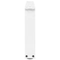 Miniatyrbilde 6 av 10: vidaXL Salongbordben V-formet 2 stk hvit 50x(30-31,3) cm stål