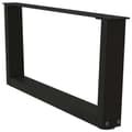Miniatyrbilde 4 av 10: vidaXL Salongbordben V-formet 2 stk svart 70 x (30-31,3) cm stål