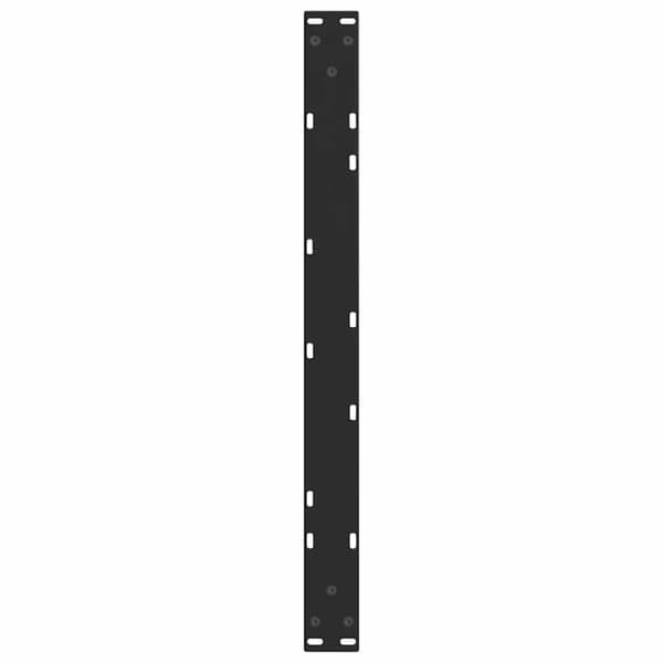 vidaXL Salongbordben V-formet 2 stk svart 70 x (30-31,3) cm stål