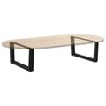 Miniatyrbilde 8 av 10: vidaXL Salongbordben V-formet 2 stk svart 70 x (30-31,3) cm stål