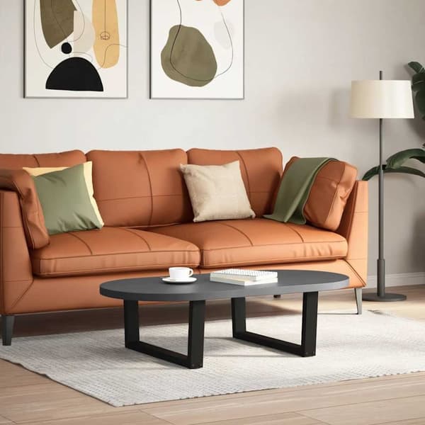 vidaXL Salongbordben V-formet 2 stk svart 70 x (30-31,3) cm stål