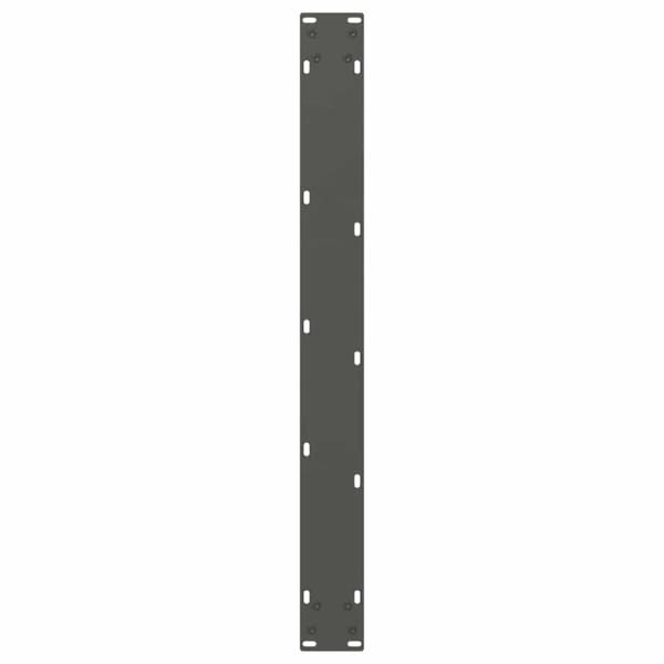 vidaXL Matbordsben V-formade 3 st antracit 80x(72-73,3) cm stål