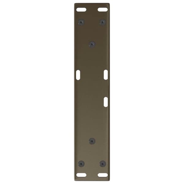 vidaXL Matbordsben V-formade 2 st naturstål 30x(30-31,3) cm stål