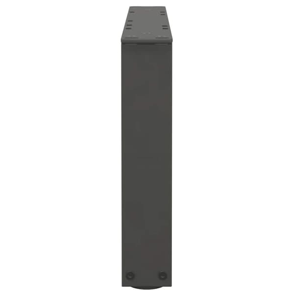 vidaXL Salongbordben V-formet 2 stk antrasitt 60 x (30-31,3) cm stål