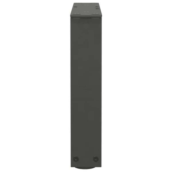 vidaXL Sohvapöydän jalat V-muotoiset 2 kpl antrasiitti 40x(30-31,3) cm teräs