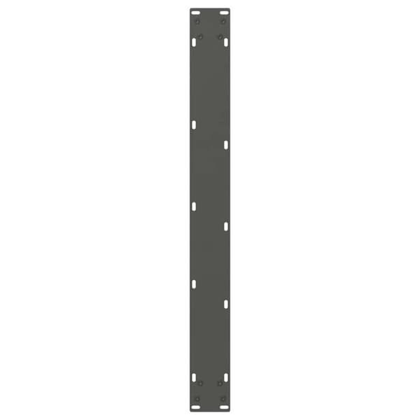 vidaXL Matbordsben V-formade 2 st antracit 100x(72-73,3) cm stål