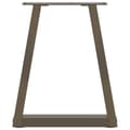 Miniatyrbilde 5 av 11: vidaXL Salongbordben V-formet 2 stk naturstål 38 x (42-43,3) cm stål