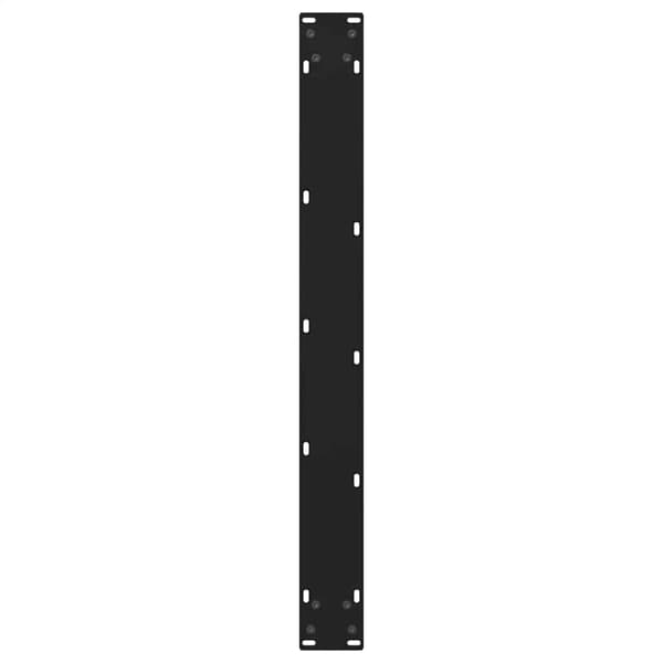 vidaXL Matbordsben V-formade 2 st svart 80x(72-73,3) cm stål