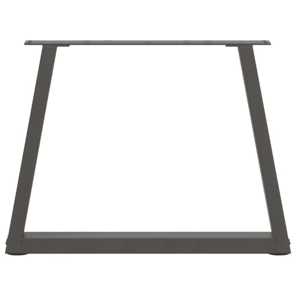 vidaXL Sohvapöydän jalat V-muotoiset 2 kpl antrasiitti 50x(42-43,3) cm teräs
