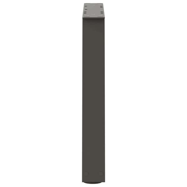 vidaXL Sohvapöydän jalat V-muotoiset 2 kpl antrasiitti 50x(42-43,3) cm teräs