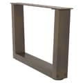 Miniatyrbilde 4 av 11: vidaXL Salongbordben V-formet 2 stk naturstål 60 x (30-31,3) cm stål