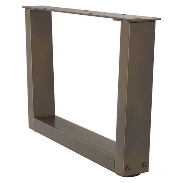 vidaXL Salongbordben V-formet 2 stk naturstål 60 x (30-31,3) cm stål
