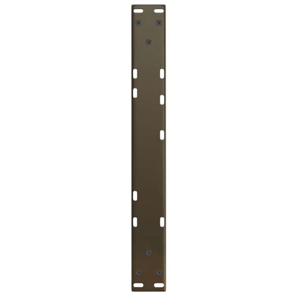 vidaXL Salongbordben V-formet 2 stk naturstål 60 x (30-31,3) cm stål