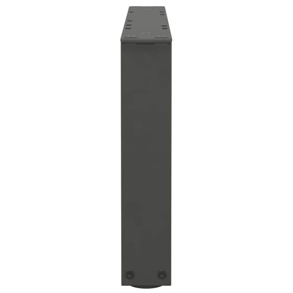 vidaXL Salongbordben V-formet 2 stk antrasitt 50x(30-31,3) cm stål