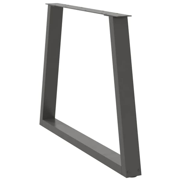 vidaXL Spisebordsben V-form 3 stk Antracit 90x(72-73,3) cm Stål
