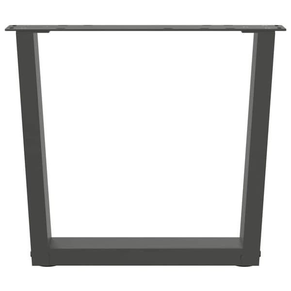 vidaXL Ruokapöydän jalat V-muotoinen 2 kpl Antrasiitti 50x(42-43,3) cm