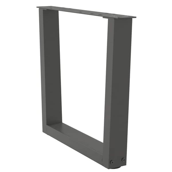 vidaXL Salongbordben V-formet 2 stk antrasitt 60 x (42-43,3) cm stål