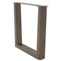 Miniatyrbilde 4 av 11: vidaXL Salongbordben V-formet 2 stk naturstål 60 x (42-43,3) cm stål
