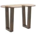 Miniatyrbilde 8 av 11: vidaXL Salongbordben V-formet 2 stk naturstål 38 x (42-43,3) cm stål