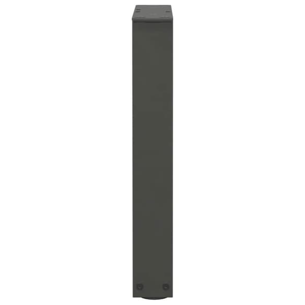 vidaXL Matbordsben V-formade 2 st antracit 38x(42-43,3) cm stål