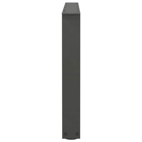 vidaXL Sohvapöydän jalat V-muotoiset 2 kpl antrasiitti 70x(42-43,3) cm teräs