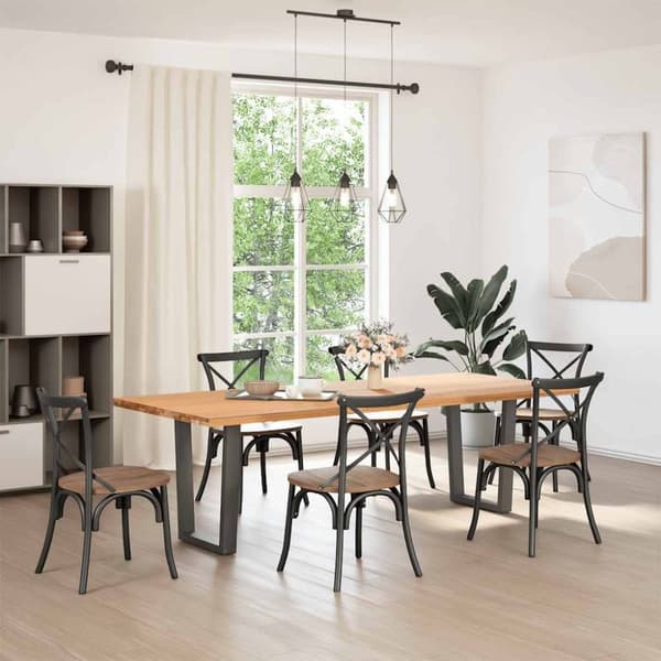 vidaXL Sohvapöydän jalat V-muotoiset 2 kpl antrasiitti 70x(42-43,3) cm teräs
