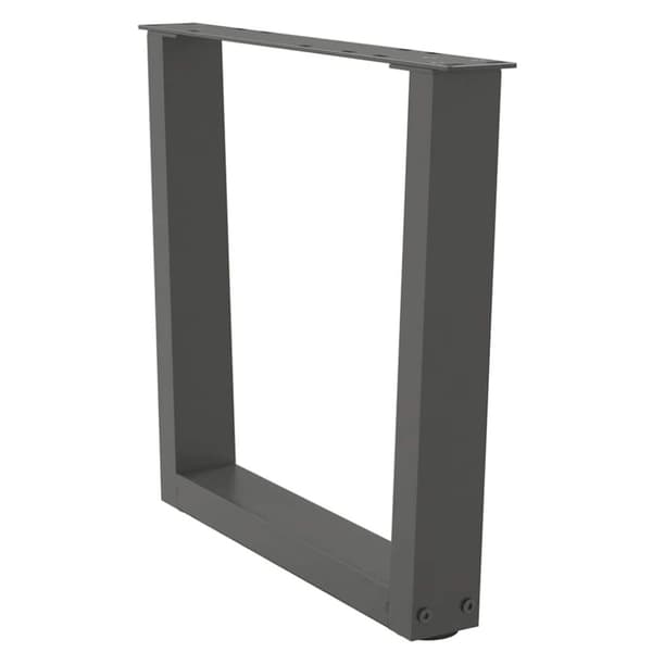 vidaXL Ruokapöydän jalat V-muoto 2 kpl Antrasiitti 60x(42-43,3) cm