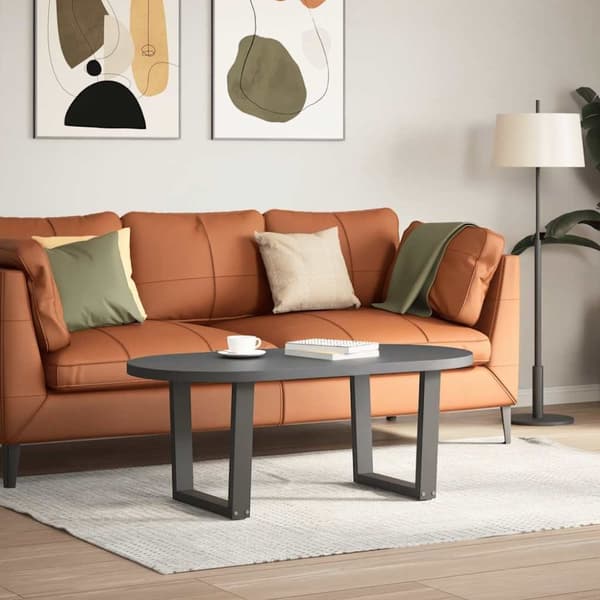 vidaXL Ruokapöydän jalat V-muoto 2 kpl Antrasiitti 60x(42-43,3) cm