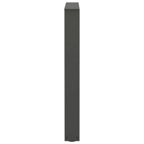 vidaXL Ruokapöydän jalat V-muoto 2 kpl Antrasiitti 70x(72-73,3) cm