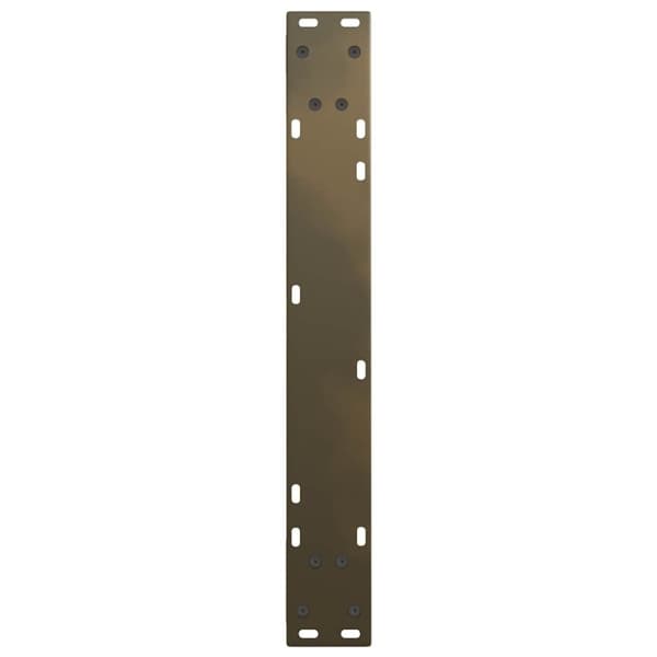vidaXL Spisebordben V-formet 2 stk naturstål 60 x (72-73,3) cm stål