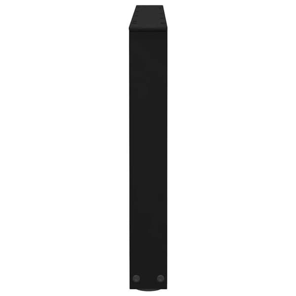 vidaXL Salongbordben V-formet 2 stk svart 70 x (42-43,3) cm stål