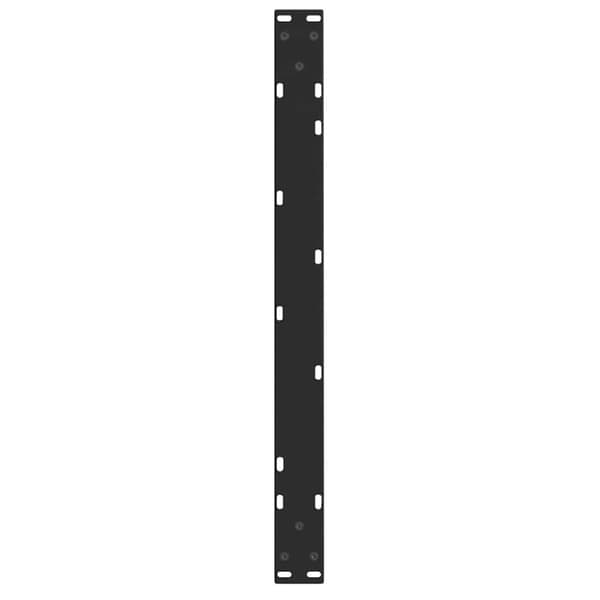 vidaXL Salongbordben V-formet 2 stk svart 70 x (42-43,3) cm stål