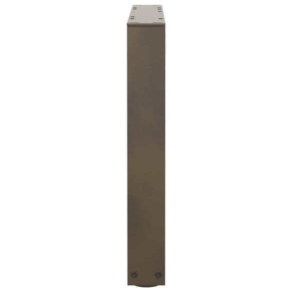 vidaXL Salongbordben V-formet 2 stk naturstål 50x(42-43,3) cm stål