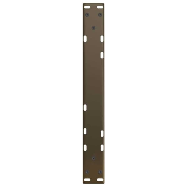 vidaXL Salongbordben V-formet 2 stk naturstål 50x(42-43,3) cm stål