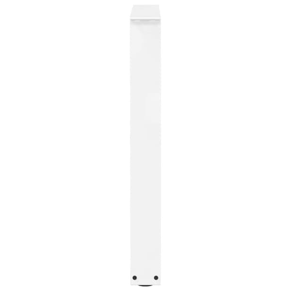 vidaXL Matbordsben V-formade 2 st vit 60x(72-73,3) cm stål