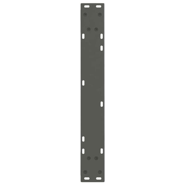 vidaXL Spisebordben V-formet 2 stk antrasitt 60 x (72-73,3) cm stål