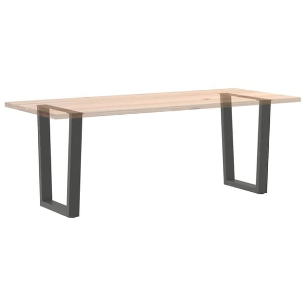 vidaXL Spisebordben V-formet 2 stk antrasitt 60 x (72-73,3) cm stål