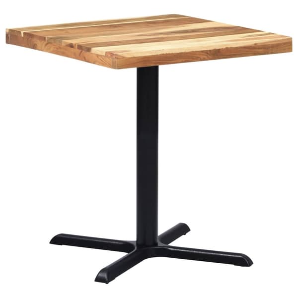 Bistro bordsben svart 76x76x72 cm gjutjärn