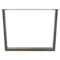 Miniatyrbild 5 av 11: vidaXL Matbordsben V-formade 3 st naturstål 100x(72-73,3) cm stål