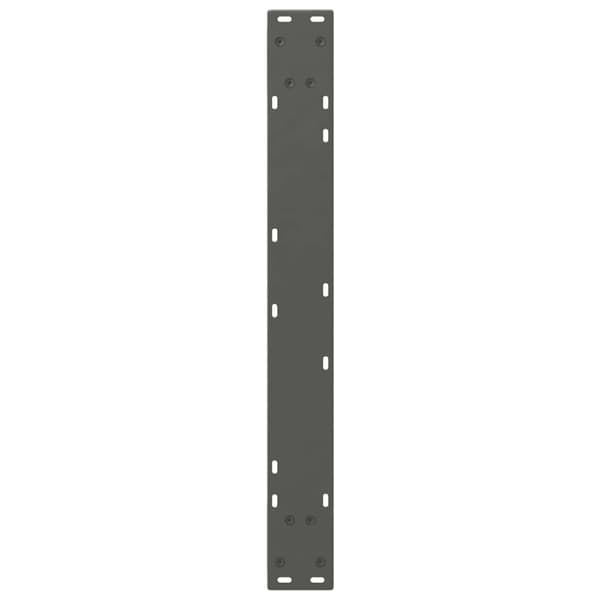 vidaXL Matbordsben 2 st antracit 80x(72-73,3) cm stål