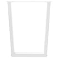 Miniatyrbild 5 av 10: vidaXL Matbordsben V-formade 3 st vit 70x(72-73,3) cm stål