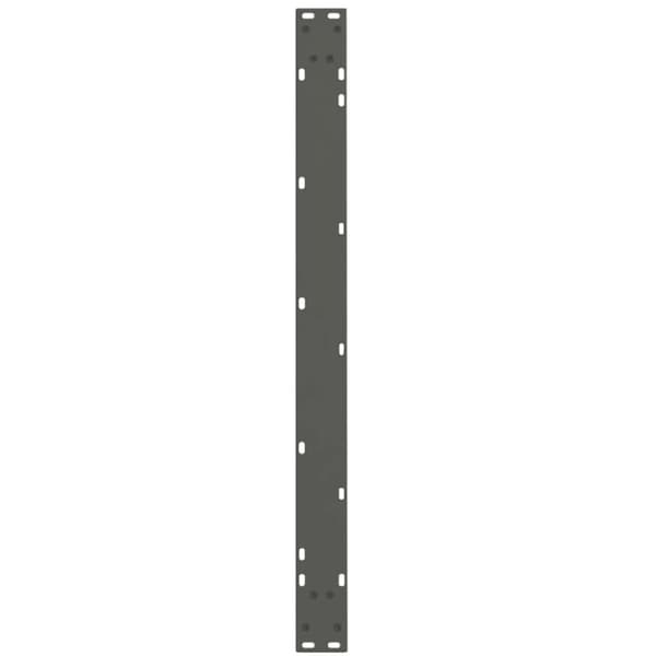 vidaXL Matbordsben V-formade 2 st antracit 100x(72-73,3) cm stål