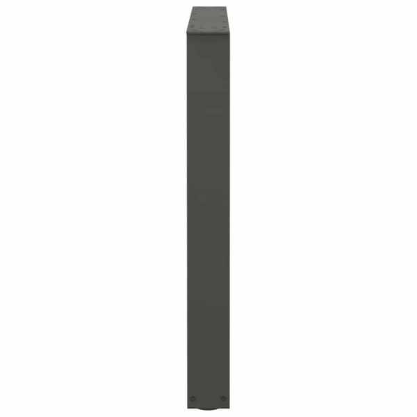 vidaXL Spisebordben V-formet 3 stk antrasitt 90 x (72-73,3) cm stål