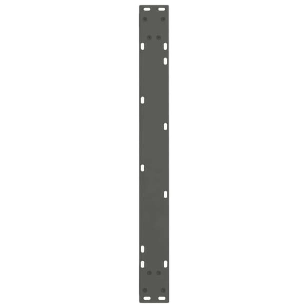vidaXL Spisebordben V-formet 3 stk antrasitt 90 x (72-73,3) cm stål