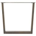 Miniatyrbilde 3 av 11: vidaXL Spisebordben V-formet 2 stk naturstål 80 x (72-73,3) cm stål